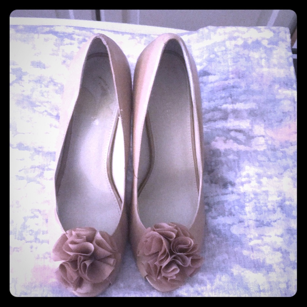 Nine West open toe heels